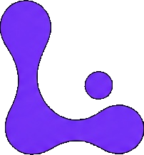 Logo morado de laplai
